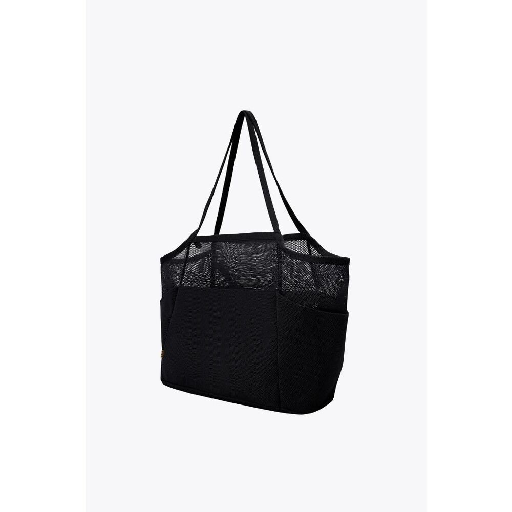 BEIS NWT The Mesh Beach Tote in Black